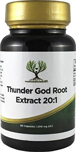 Thunder God Vine Root 20:1 Supplement – 200 mg Tripterygium Wilfordii, 90 Capsules | ThunderGodRoot BritishVita | Premium UK Vitamins & Wellness Supplements