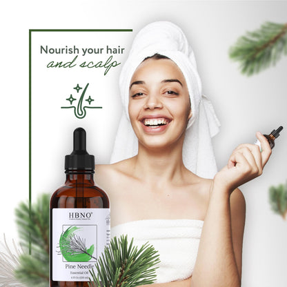 HBNO California Pine Needle Essential Oil 4 oz (120 ml) – Natural, Aromatherapy & DIY