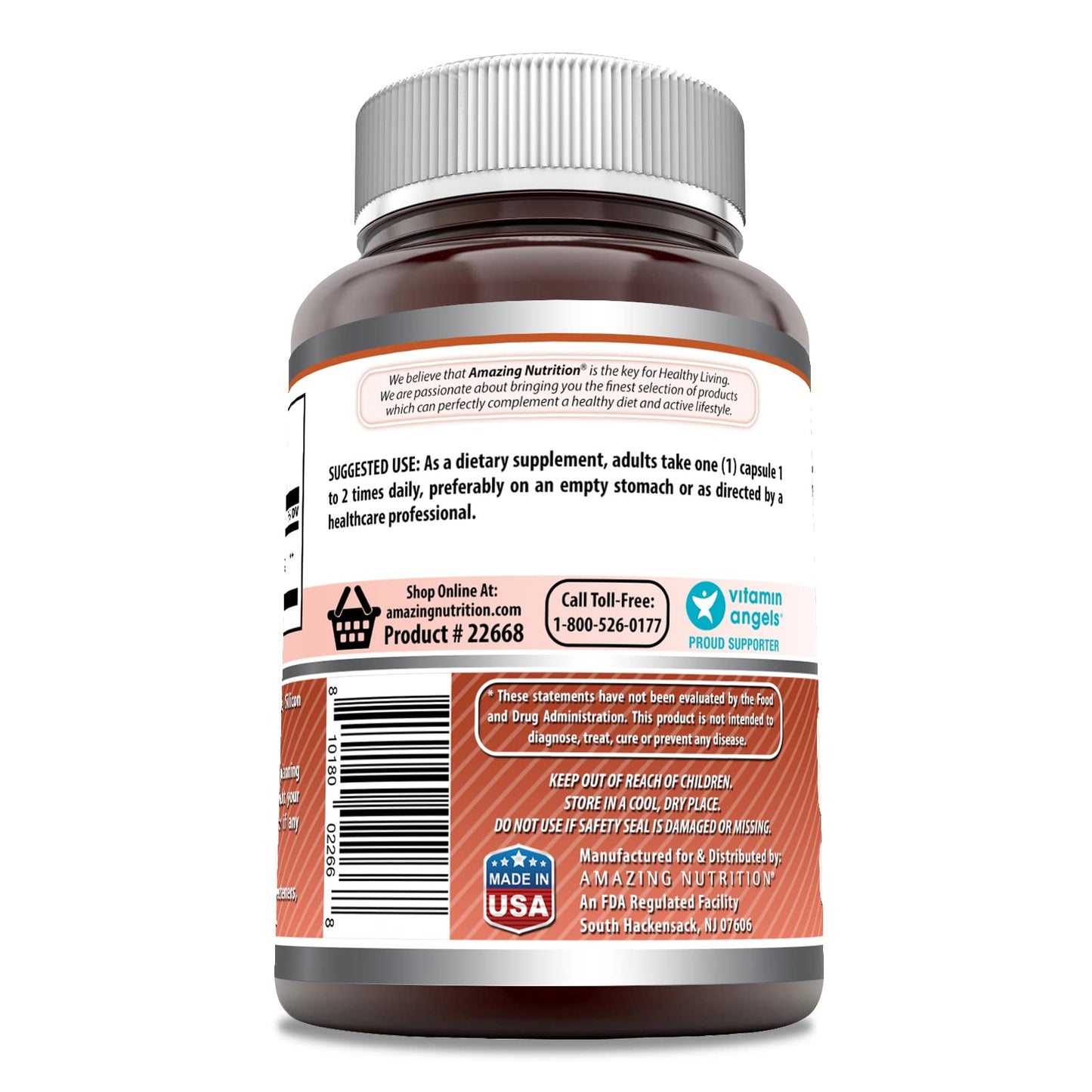 Amazing Formulas L-Lysine 500 mg | Non-GMO, Gluten-Free | Made in USA