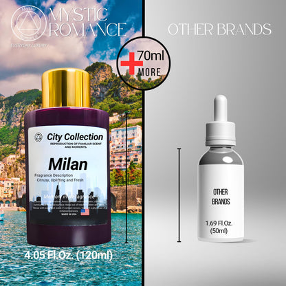 Mystic Romance Amalfi Aroma Oil Blend 120ml – City Collection | Made in USA