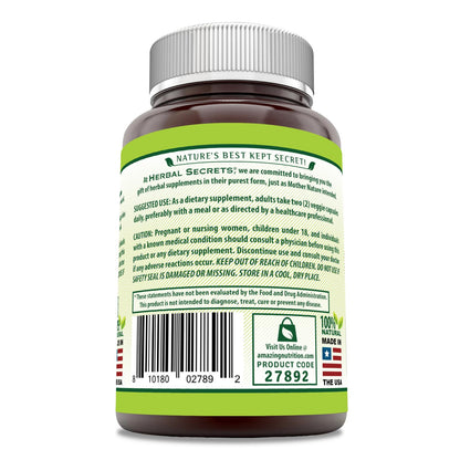 Herbal Secrets Holy Basil 1000mg – Vegetarian Capsules | Non-GMO, Gluten-Free, Made in USA | 1 Pack | 120 Count