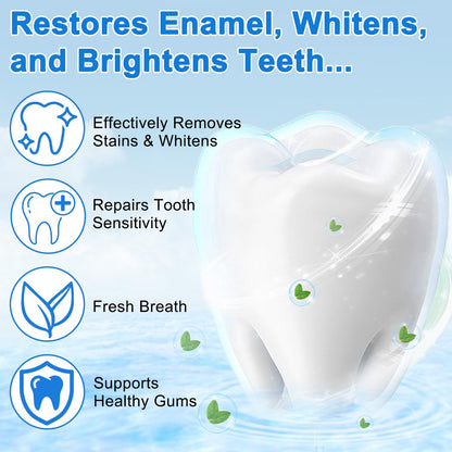 Hydroxyapatite Toothpaste 9.9% for Enamel Protection & Sensitivity Relief – Fluoride-Free Mint (240g)