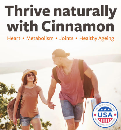 USDA Organic Ceylon Cinnamon Pills – 1000mg per Serving, Vegan & Non-GMO