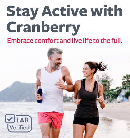 USDA Organic Cranberry Concentrate Powder (50:1) 500mg - 25,000mg Fresh Cranberries Equivalent | Kidney & Urinary Health | Women Supplement | 100 Servings