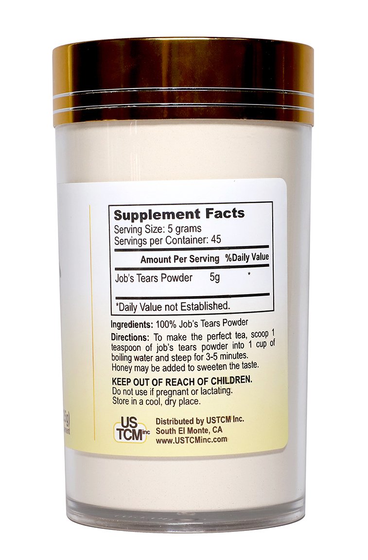 USTCM Job's Tears Powder Asian Barley Powder Semen Coicis Powder 薏苡仁粉 薏米粉 120mesh (8oz)