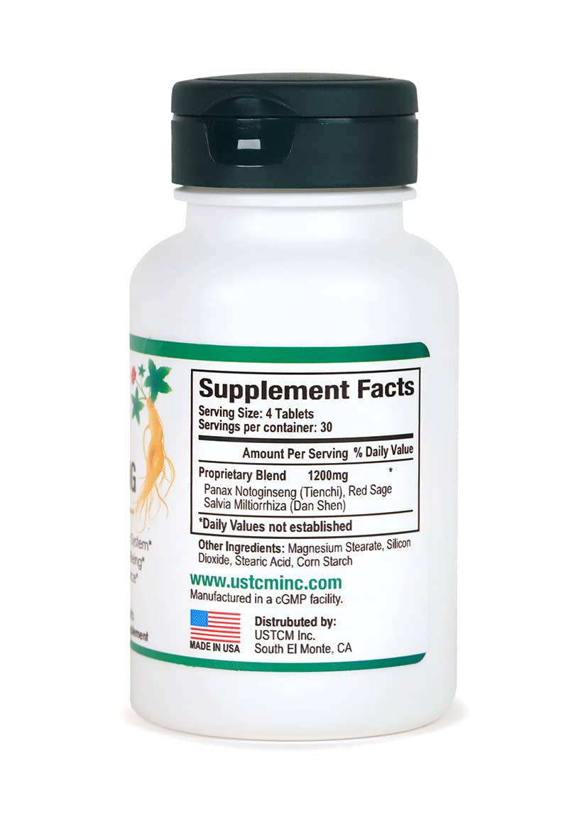 USTCM Panax Notoginseng Tablet - Healthy Circulatory System (120 Tablets)