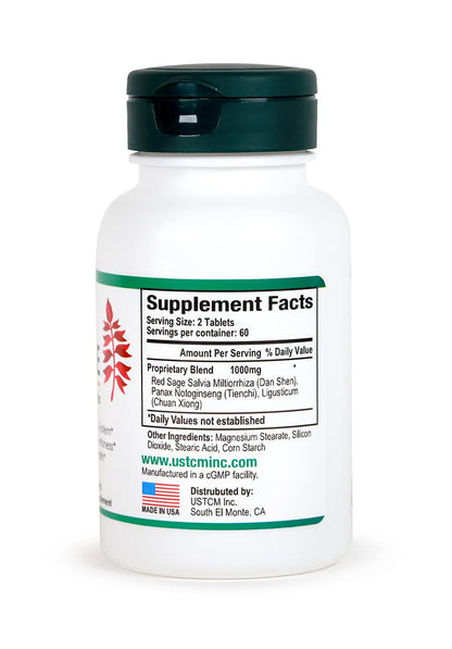 USTCM Red Sage Complex Tablets – Salvia Miltiorrhiza 120 Tablets (Pack of 2)