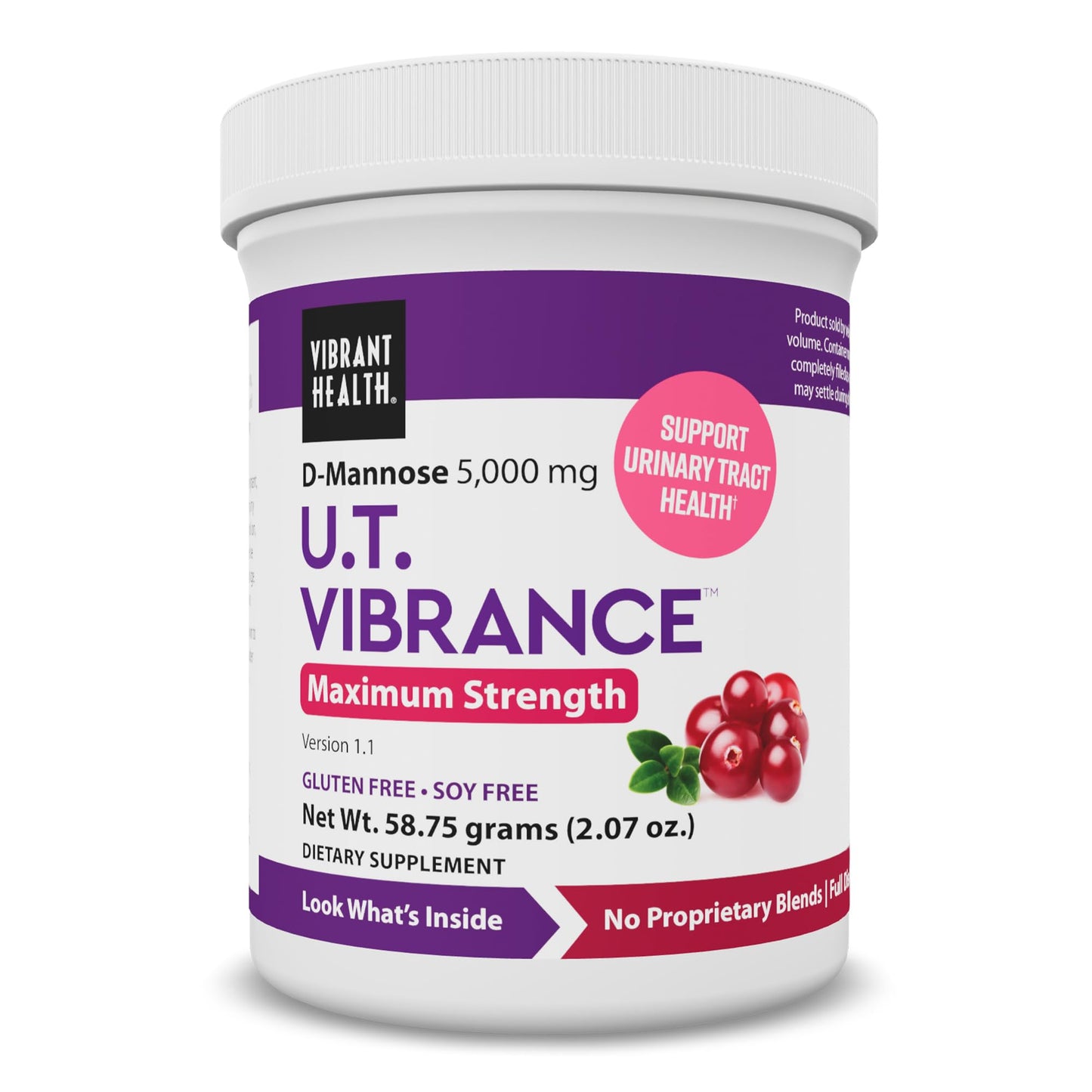 Vibrant Health U.T. Vibrance Powder – 10 Servings | Urinary Tract Health