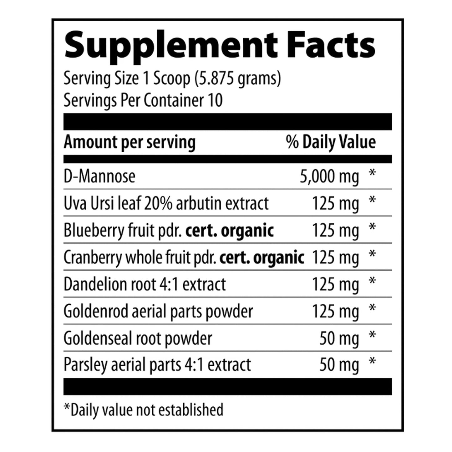 Vibrant Health U.T. Vibrance Powder – 10 Servings | Urinary Tract Health