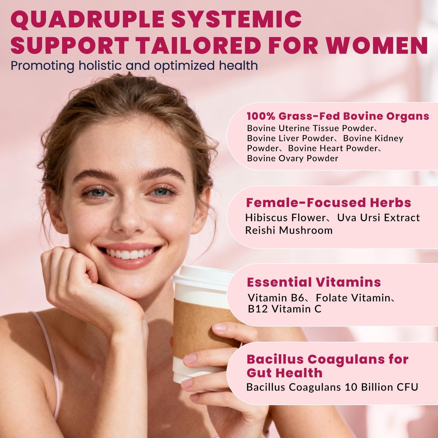 Beef Organ Supplement for Women – Grass-Fed Offal Blend, Hormone Balance & Energy