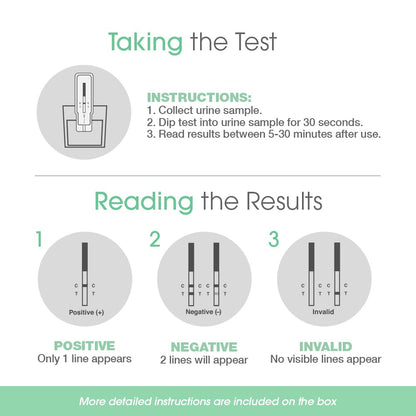 UTest Instant THC Home Drug Test – 15 ng/mL Single Panel Cannabis Detection (2-Pack)