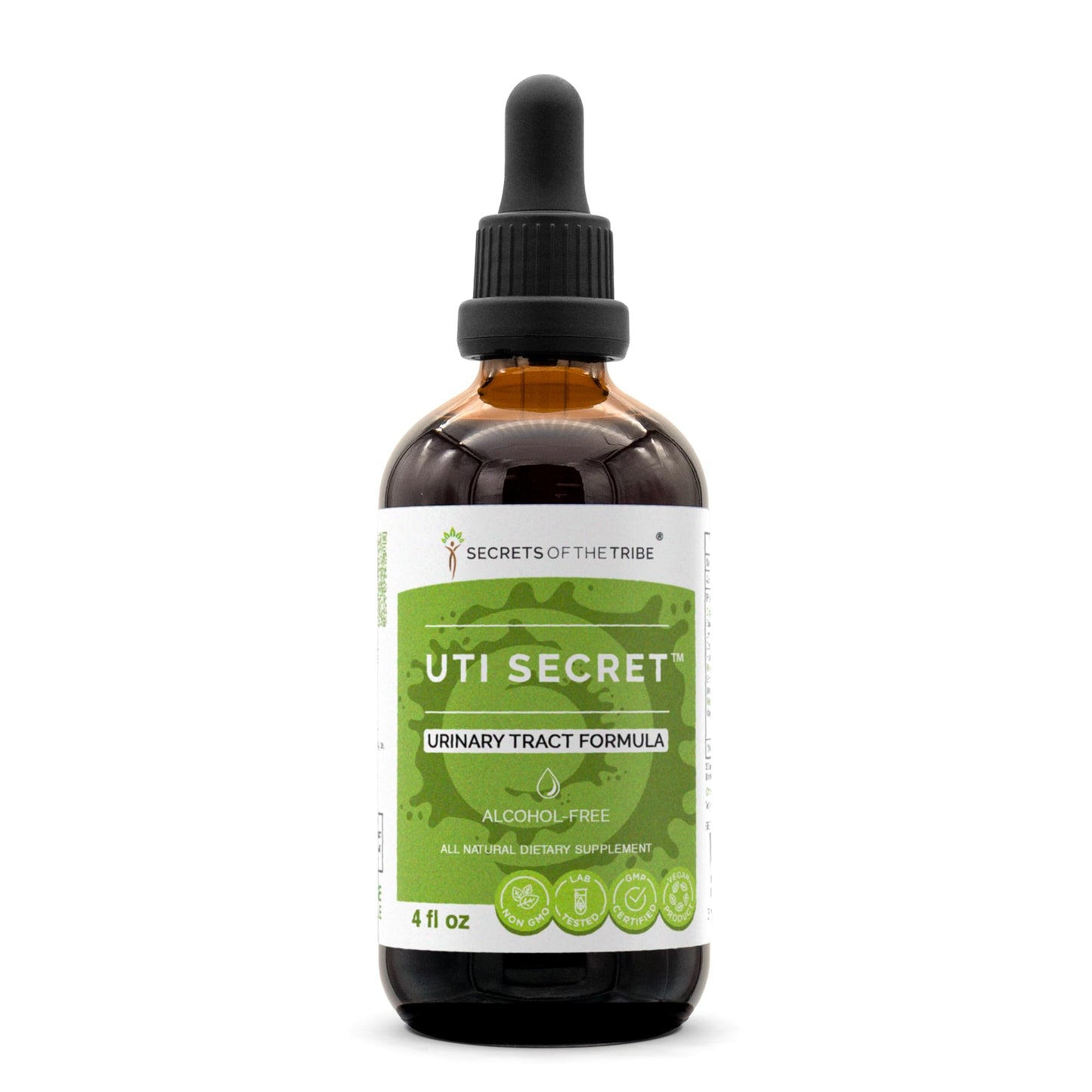 UTI Secret Alcohol-Free Extract – High-Potency Urinary Tract Formula 4 oz
