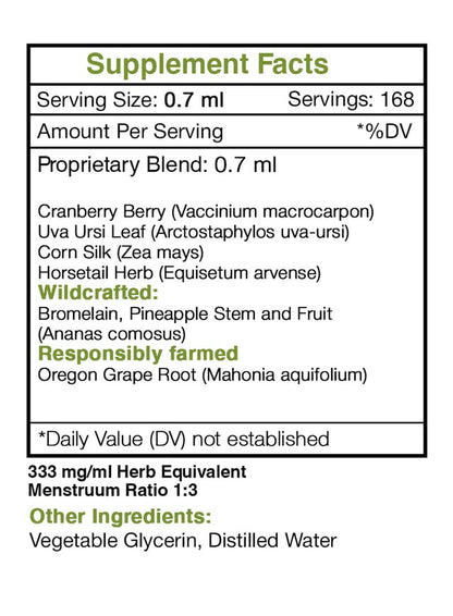 UTI Secret Alcohol-Free Extract – High-Potency Urinary Tract Formula 4 oz