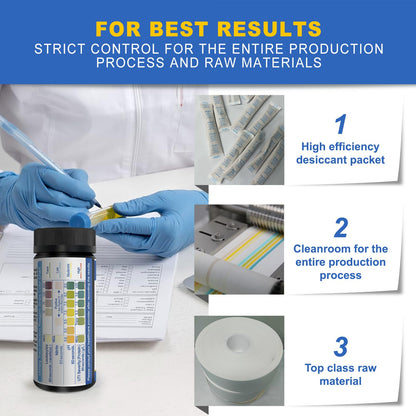 4-in-1 UTI Test Strips for Women & Men – Fast Home UTI Kit