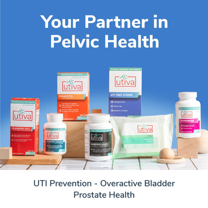 Utiva UTI Test Strips – Home Test Kit for UTI | 2 Minute Results