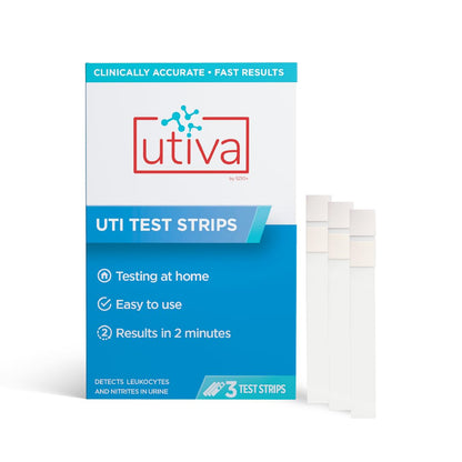 Utiva UTI Test Strips – Home Test Kit for UTI | 2 Minute Results