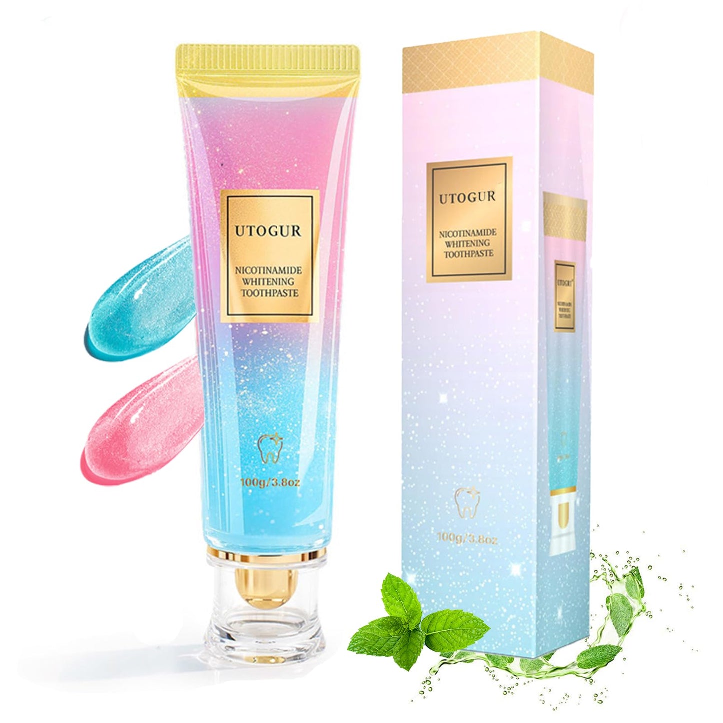 Utogur Probiotic Whitening Toothpaste | Niacinamide Whitening Toothpaste | Effective Whitening