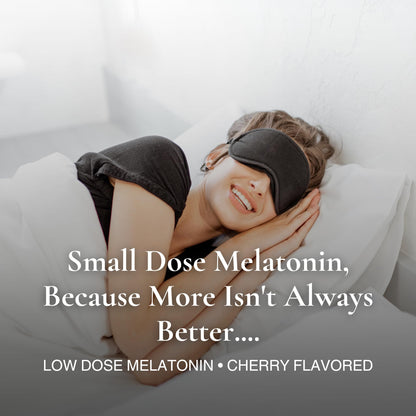 Utzy Naturals Micro Melatonin 250mcg | Natural Cherry | 120 Tabs