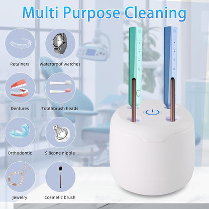 Ultrasonic Retainer Cleaner 42kHz | 250ml UV Cleaning Pod