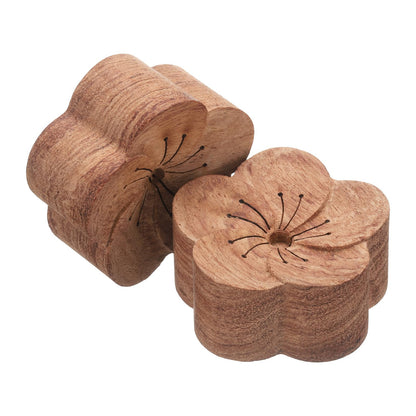 uxcell 2Pcs Wood Essential Oil Diffuser – Rosewood & Plum Car Diffusers for Car, Home, and Office