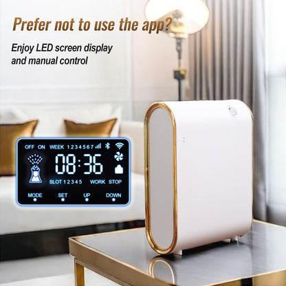UXIKAPEEN Scent Air Machine – Waterless Diffuser for 1500 Sq Ft, Bluetooth App, White