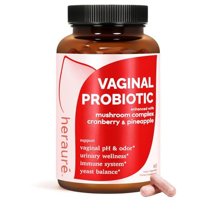 Vaginal Probiotics for Women - pH Balance, Odor Control, Flora, Immune Support - 60 CT
