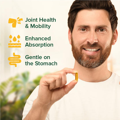 VAHDAM Turmeric Ginger 1900mg – 1500mg Curcuminoids | Joint Health & Mobility | 90 Capsules