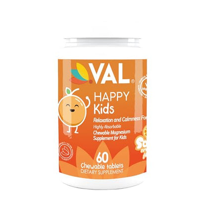 VAL Kids Magnesium | Calm & Focus Formula – 100mg Mg, Sugar-Free