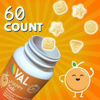 VAL Kids Magnesium | Calm & Focus Formula – 100mg Mg, Sugar-Free