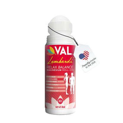 VAL Lombardi Magnesium Roll-On 3oz – Zechstein Magnesium + Arnica | Joint & Muscle Relief (2-Pack)