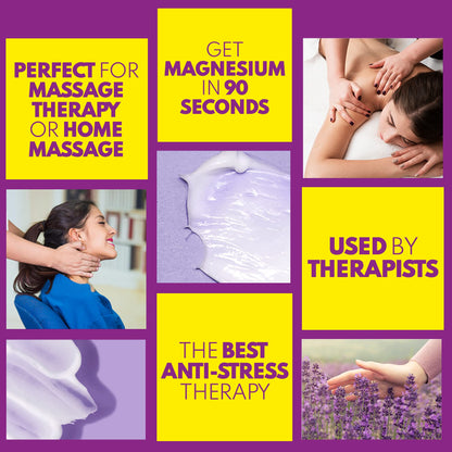 VAL Magnesium Aromatherapy Massage Cream 8oz | Zechstein Magnesium + MSM