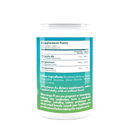 VAL Magnesium Citrate + B6 + Potassium, 90 Tablets (Pack of 2)