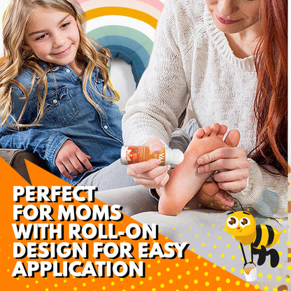 VAL Magnesium Roll-On for Kids – Zechstein Magnesium Chloride, Calm & Relaxation | USA Made | 3oz