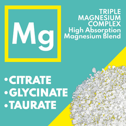 VAL Triple Magnesium Complex – Lemon Flavor, 400mg Mg + B6 | 6.9 oz