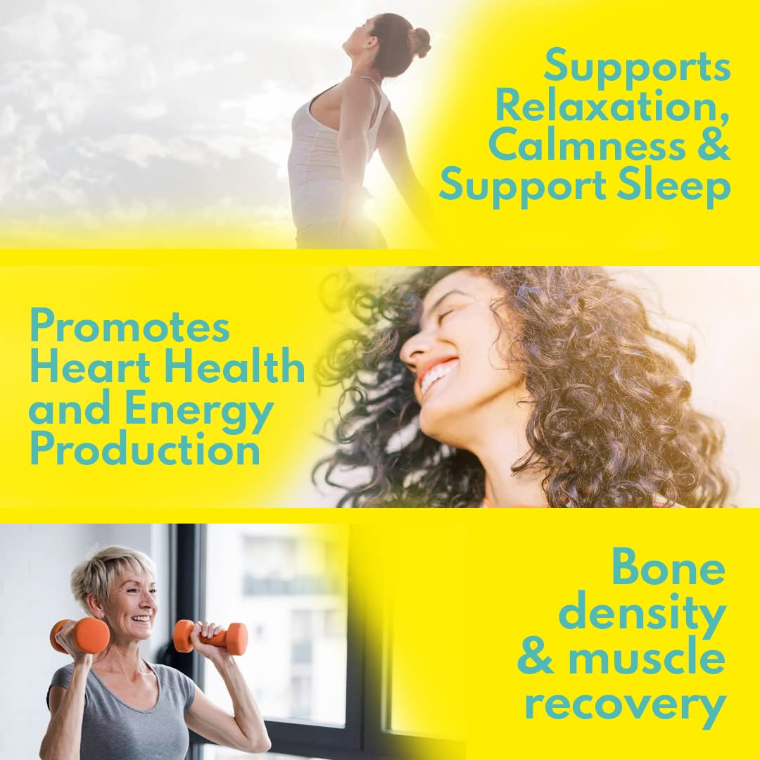 VAL Triple Magnesium Complex – Lemon Flavor, 400mg Mg + B6 | 6.9 oz