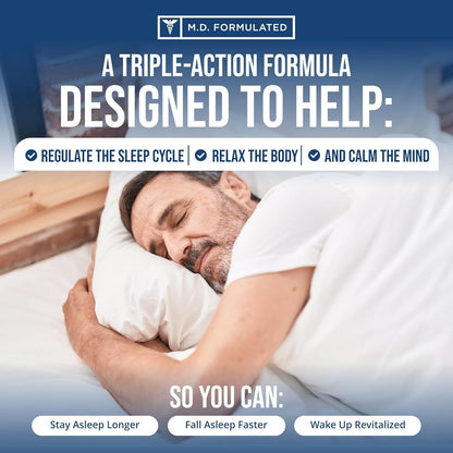 Relaxium Sleep Aid - Melatonin & Magnesium Glycinate