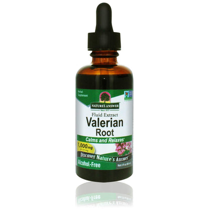 Nature's Answer Valerian Root Extract 2 oz – Alcohol-Free, Gluten Free, Made in USA