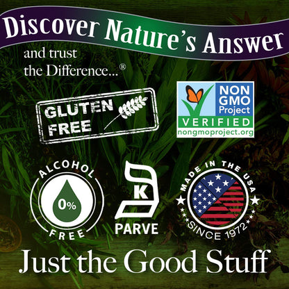 Nature's Answer Valerian Root Extract 2 oz – Alcohol-Free, Gluten Free, Made in USA