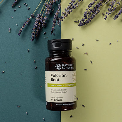Nature's Sunshine Valerian Root 100 Capsules | Relaxation & Sleep Support
