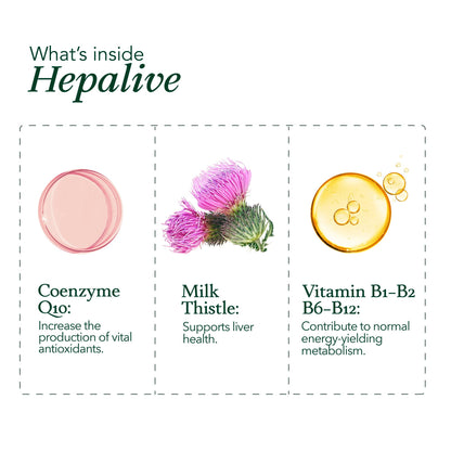 Vall Natural Products - HepaLive Forte - 90 ct: Liver Support Supplement with Milk Thistle, CoQ10 & B Vitamins for Detox & Energy Metabolism