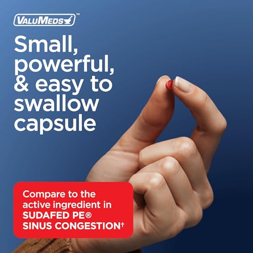 ValuMeds Compare to Sudafed PE | Non-Drowsy Nasal Decongestant 10 mg, 300 Tablets