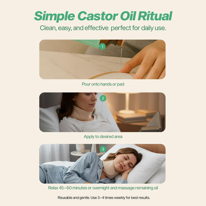 Vanera Castor Oil – 100% Organic, Cold-Pressed, Hexane-Free (4 oz) 2 Pack