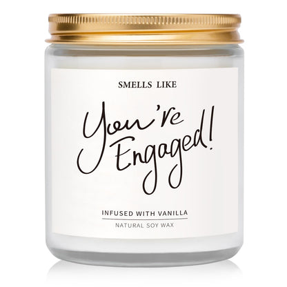 Engagement Gifts for Couples - Vanilla Scented Candles | Best Engaged Gift