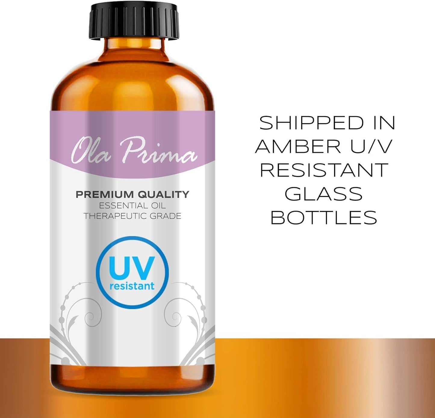 Ola Prima Vanilla Essential Oil 16oz – Therapeutic Grade Big Bottle for Aromatherapy, Diffusers & Candle Making, Vanilla Candle Scent