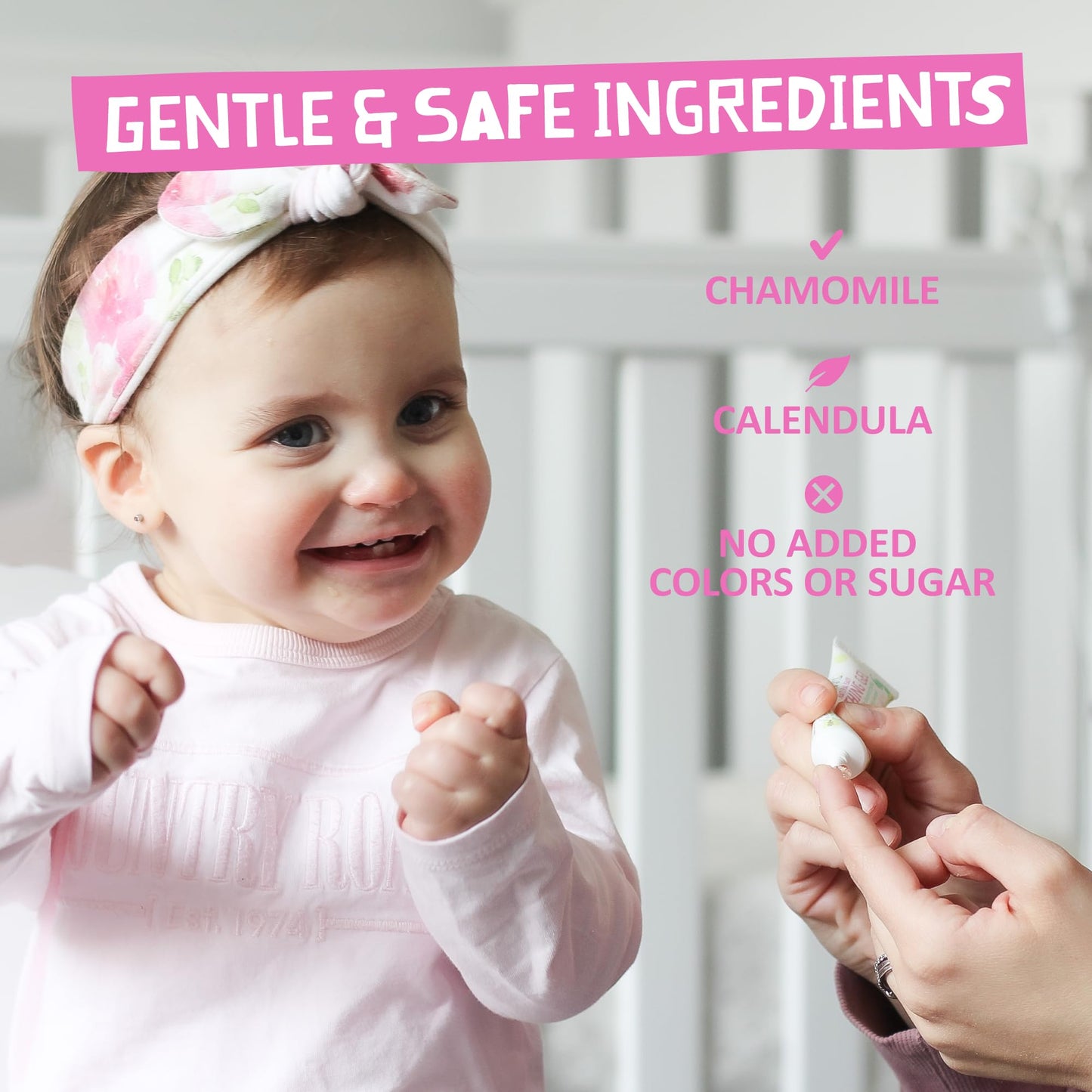 Jack N' Jill Baby Gum & Tooth Gel – Natural Teething Relief for Babies 4 Months+ | Chamomile & Calendula | 15 g
