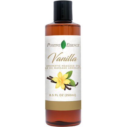 Vanilla Massage Oil for Massage, Body Massage Lotion | Jojoba, Sweet Almond Oil, Vitamin E