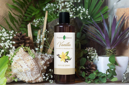 Vanilla Massage Oil for Massage, Body Massage Lotion | Jojoba, Sweet Almond Oil, Vitamin E