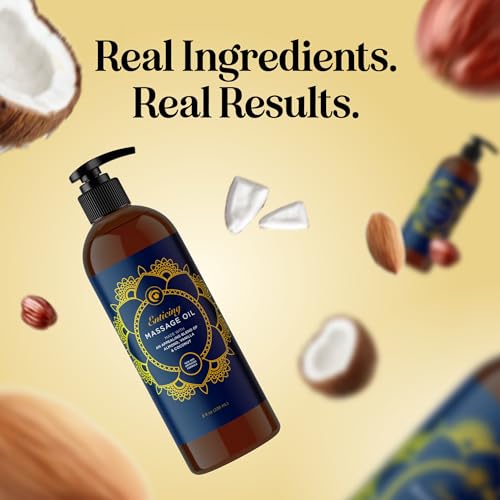 Luxurious Vanilla Massage Oil for Couples – Easy Glide, Non-Greasy, Vegan & Gluten Free