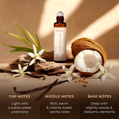 Gya Labs Vanilla Oleoresin Essential Oil Roll-On – 0.34 Fl Oz Travel Size