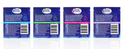 Vapor Soothers Nasal Dilator Clips – 8 Count, 4-Scent Variety Pack, Drug-Free